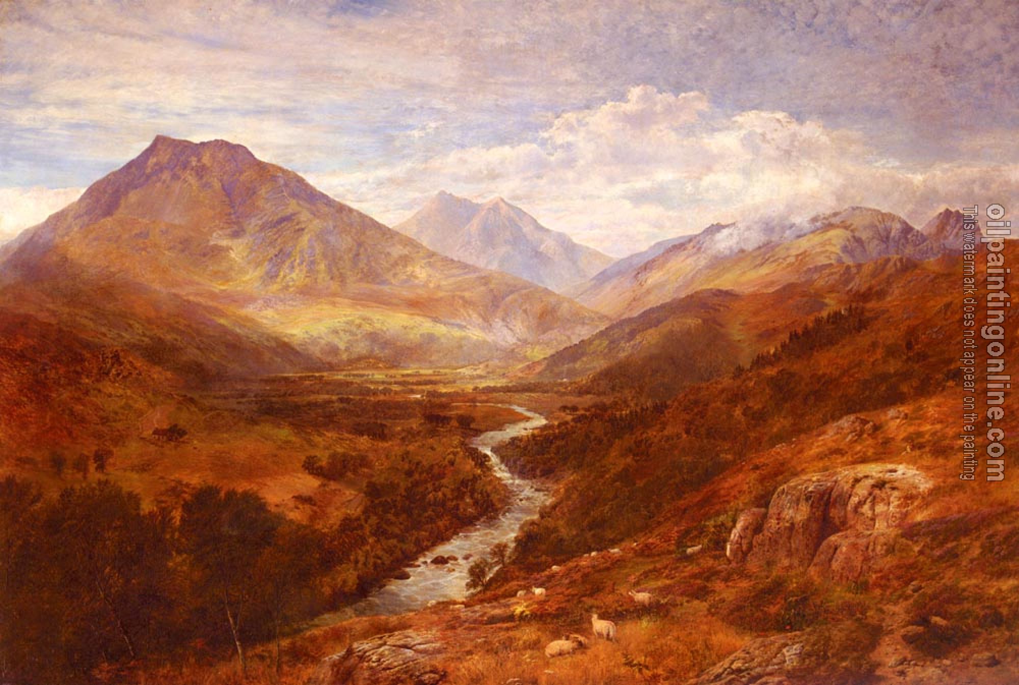 George Vicat Cole - A Welsh Landscape